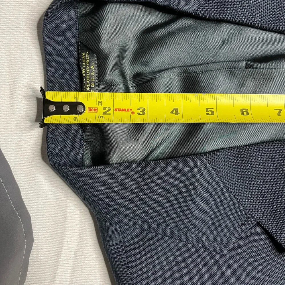 American Trend Blazer Mens 43 Dark Blue Sport Coat Jacket Made in USA‎